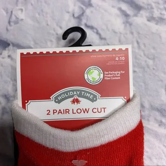 NEW Holiday Time Christmas Sock Bundle (5 Pair) - Picture 3 of 5